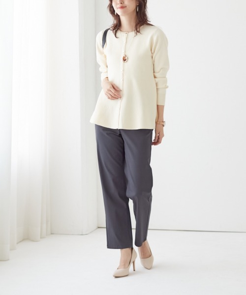 Tuche（トゥシェ）の「Tuche/トゥシェ ストレートパンツ マットレーヨン混 ストレッチ（その他パンツ・レディース・グレー/ブラック/ネイビー・LARGE/MEDIUM/X-LARGE/SMALL）」の5枚目の写真