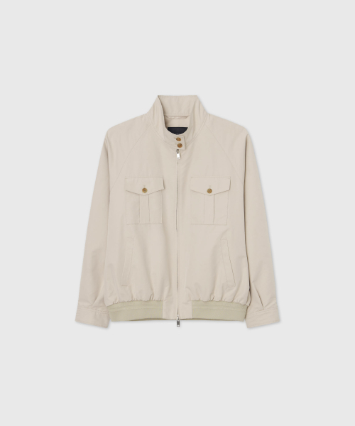 LOOKAST（ルックキャスト）の「コットンユーティリティボンバージャケット_ベージュ（ブルゾン・レディース・Beige・ONE）」の3枚目の写真