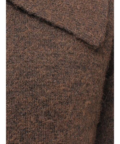 MURUA(ムルーア)の「【セットアップ対応】ビッグカラーニットブルゾン 冬服(ブルゾン・レディース・ブラック/ブラウン・FREE)」の20枚目の写真
