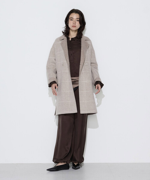 K.T KIYOKO TAKASE(キヨコタカセ)の「キュプラレーヨンフィブリルサテン ブラウス(シャツ/ブラウス・レディース・ブラウン/アイボリー/ブルー・7号/9号)」の10枚目の写真