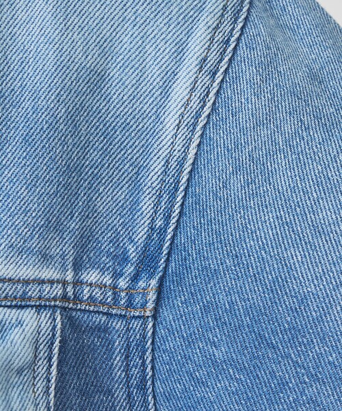 AGOLDE（エーゴールドイー）の「【AGOLDE/エーゴールドイー】Palmer Jacket (Flyweight) SCRIPT / ショート丈デニムジャケット（デニムジャケット・レディース・ブルー・フリー）」の21枚目の写真