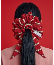 ALL NEW MART（オールニューマート）の「2WAY Ribbon Scarf Scrunchie ／ マルチウェイリボンシュシュ（その他ペットグッズ）」