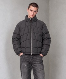 CONZ（コンズ）の「distorted grid puffer jacket（ダウンジャケット/コート）」