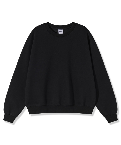 PIANER(ピアネール)の「ハッポ オーバーサイズ クロップドスウェット (ブラック)(スウェット・レディース・ブラック・MEDIUM/LARGE/X-LARGE)」の6枚目の写真