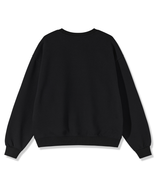 PIANER(ピアネール)の「ハッポ オーバーサイズ クロップドスウェット (ブラック)(スウェット・レディース・ブラック・MEDIUM/LARGE/X-LARGE)」の7枚目の写真
