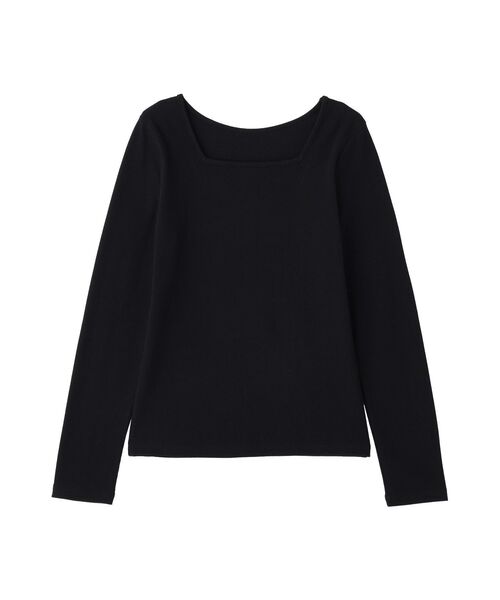 AMERICAN HOLIC(アメリカンホリック)の「【抗菌防臭】2WAYスクエアネックプルオーバー(Tシャツ/カットソー・レディース・オフホワイト/レッド/グレイッシュベージュ/ブラック/グレー系その他・M/L)」の6枚目の写真