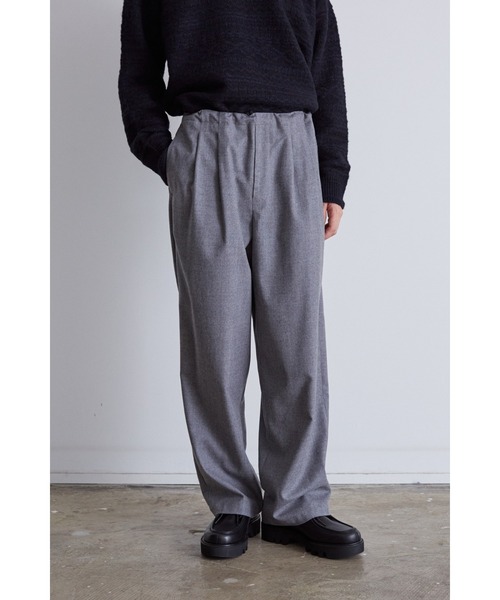 YLEVE(イレーヴ)の「YLEVE / 2/72 SUPER100's FLANNEL STRETCH TR(その他パンツ・メンズ・ブラック/グレー・4/3/5)」の12枚目の写真