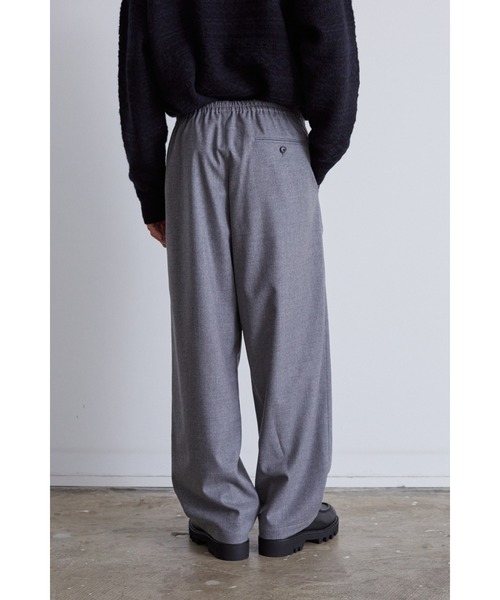 YLEVE(イレーヴ)の「YLEVE / 2/72 SUPER100's FLANNEL STRETCH TR(その他パンツ・メンズ・ブラック/グレー・4/3/5)」の4枚目の写真