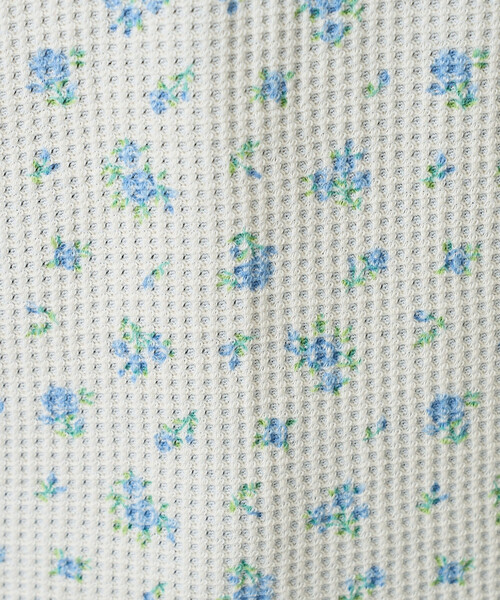 JEMORGAN(ジェーイーモーガン)の「JEMORGAN/ジェーイーモーガン ワッフル 花柄 ラグラン ロンT 限定展開(Tシャツ/カットソー・レディース・ラベンダー/ホワイト/グレー/サックスブルー・フリ-)」の20枚目の写真