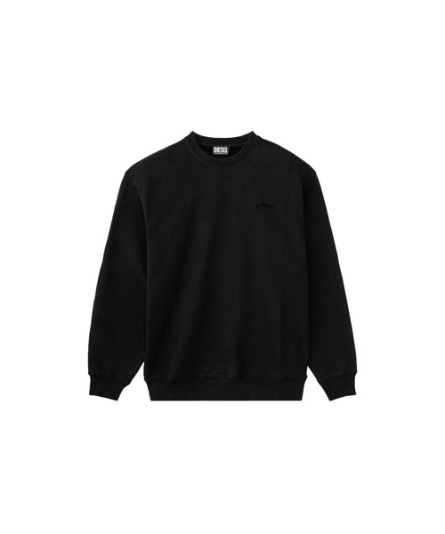 新品 DIESEL S-GINN-N1 スウェット 黒 L セール】メンズ プルオーバースウェット S-NEW-GINN-CORN（スウェット
