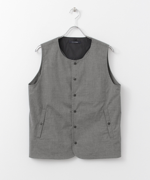 ✨美品✨URBAN RESEARCH DOORS グレー ベスト 100%ウール URBAN RESEARCH DOORS MENS（アーバンリサーチ ドアーズ メンズ