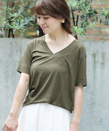LIMITLESS LUXURY | VネックTEE◆(Tシャツ/カットソー)