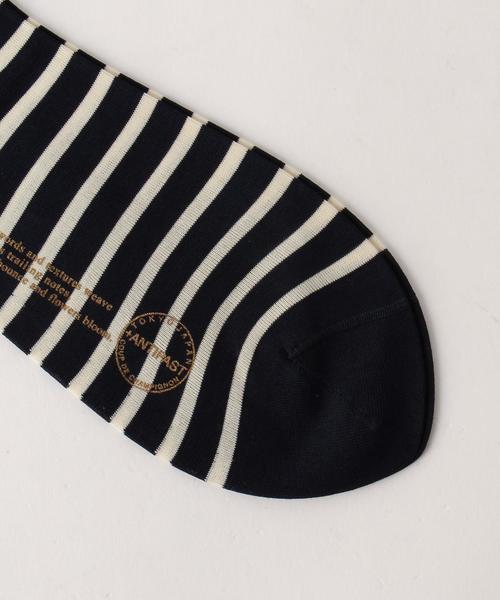 UNITED ARROWS（ユナイテッドアローズ）の「＜ANTIPAST(アンティパスト)＞ CLASSIC STRIPE（ソックス/靴下・メンズ・ホワイト/グレー/ネイビー・フリー）」の6枚目の写真