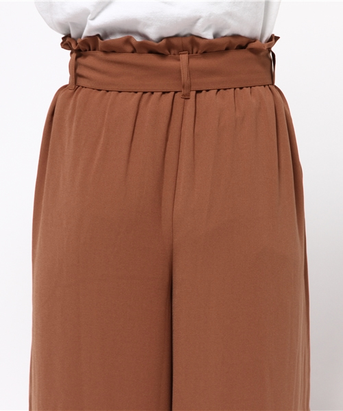 Heather（ヘザー）の「リボンツキジョーゼットスカンツ　726908（その他パンツ・レディース・ベージュ/ブラウン系その他/ストライプ・FREE）」の8枚目の写真