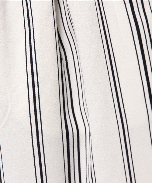 Heather（ヘザー）の「リボンツキジョーゼットスカンツ　726908（その他パンツ・レディース・ベージュ/ブラウン系その他/ストライプ・FREE）」の12枚目の写真