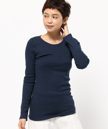 OLD BETTY'S | ALOHA Rib 1Pocket T-shirts/リブワンポケットTシャツ(Tシャツ/カットソー)