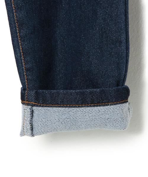 coen（コーエン）の「【coen kids】ドビーデニムパンツ（デニムパンツ・キッズ・ネイビー・110/100/130/120）」の4枚目の写真