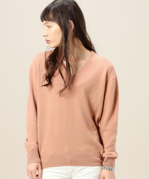 BEAUTY&YOUTH UNITED ARROWS(ビューティーアンドユースユナイテッドアローズ)の「BY カシミヤ Vネックニット◆(ニット/セーター・レディース・ブラック/ベージュ/ピンク・FREE)」の3枚目の写真