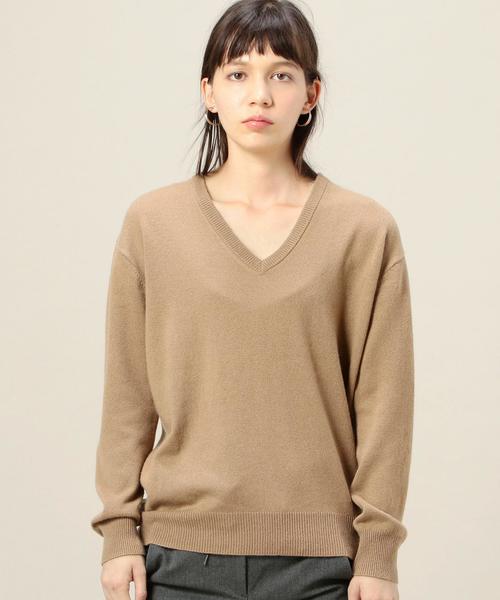 BEAUTY&YOUTH UNITED ARROWS(ビューティーアンドユースユナイテッドアローズ)の「BY カシミヤ Vネックニット◆(ニット/セーター・レディース・ブラック/ベージュ/ピンク・FREE)」の5枚目の写真