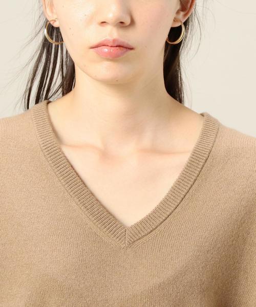 BEAUTY&YOUTH UNITED ARROWS(ビューティーアンドユースユナイテッドアローズ)の「BY カシミヤ Vネックニット◆(ニット/セーター・レディース・ブラック/ベージュ/ピンク・FREE)」の8枚目の写真