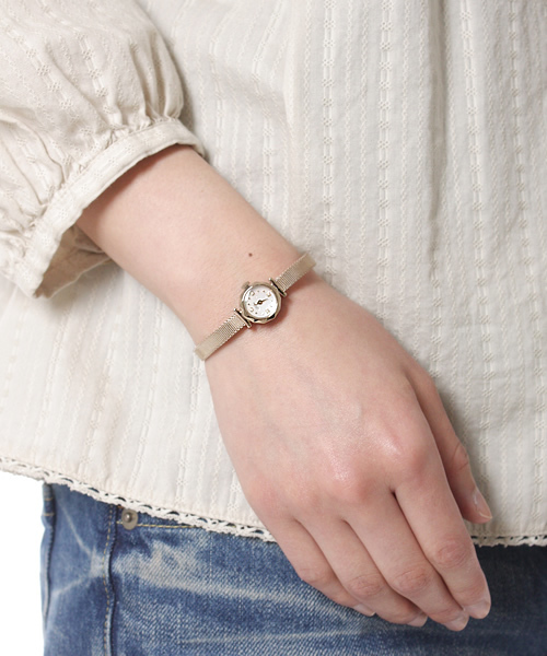 NOJESS（ノジェス）の「NO2ウォッチフェイス（7412101/30073120001）（7412101/30113120001）（アナログ腕時計・レディース・ゴールド系その他/イエローゴールド・FREE）」の5枚目の写真