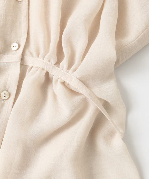 URBAN RESEARCH（アーバンリサーチ）の「UR 前開き袖フレアブラウス（シャツ/ブラウス・レディース・ブラック/ベージュ/イエロー・FREE）」の21枚目の写真