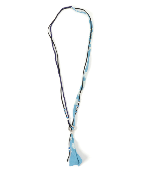 チャイハネ（チャイハネ）の「【チャイハネ】ブルーMEN'Sネックレス（ネックレス・メンズ・ネイビー/ライトブルー・FREE）」の5枚目の写真