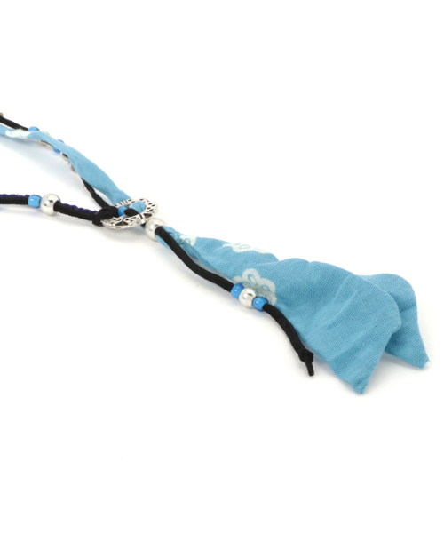 チャイハネ（チャイハネ）の「【チャイハネ】ブルーMEN'Sネックレス（ネックレス・メンズ・ネイビー/ライトブルー・FREE）」の6枚目の写真