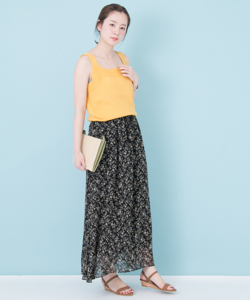 URBAN RESEARCH（アーバンリサーチ）の「ギャザーロングスカート（スカート・レディース・カーキ/その他1・FREE）」の7枚目の写真