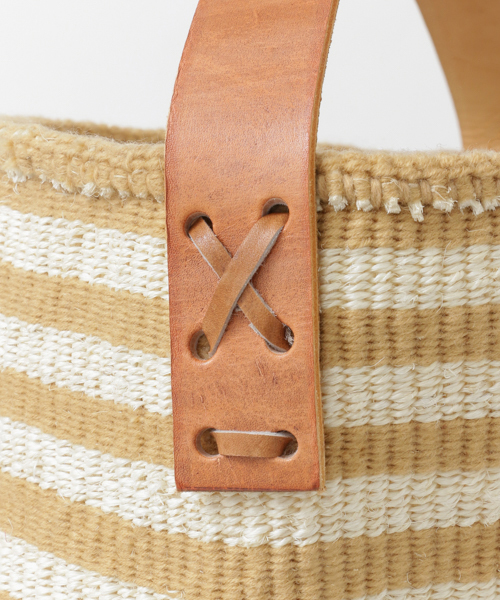 COMPILATION（コンピレーション）の「COMPILATION サイザルバスケット（トートバッグ・レディース・ブラック/ベージュ/ダークブラウン・FREE）」の9枚目の写真