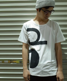 rovtski 綿モダール天竺 プリントUネックTシャツ半袖/AXXSTU9999