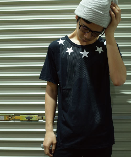 rovtski(ロフトスキー)の「rovtski 綿モダール天竺 プリントUネックTシャツ半袖/AXXSTU9999(Tシャツ/カットソー・メンズ・ブラック系その他4/ブラック系その他6/ホワイト系その他5/ホワイト系その他6/ホワイト系その他2/ホワイト系その他4/ブラック系その他5/ホワイト系その他3/ブラック系その他3/ブラック系その他・LARGE/MEDIUM/X-LARGE)」の7枚目の写真