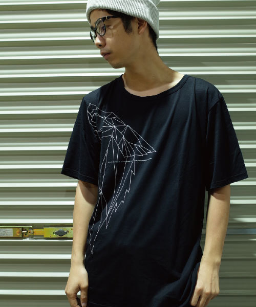 rovtski(ロフトスキー)の「rovtski 綿モダール天竺 プリントUネックTシャツ半袖/AXXSTU9999(Tシャツ/カットソー・メンズ・ブラック系その他4/ブラック系その他6/ホワイト系その他5/ホワイト系その他6/ホワイト系その他2/ホワイト系その他4/ブラック系その他5/ホワイト系その他3/ブラック系その他3/ブラック系その他・LARGE/MEDIUM/X-LARGE)」の10枚目の写真