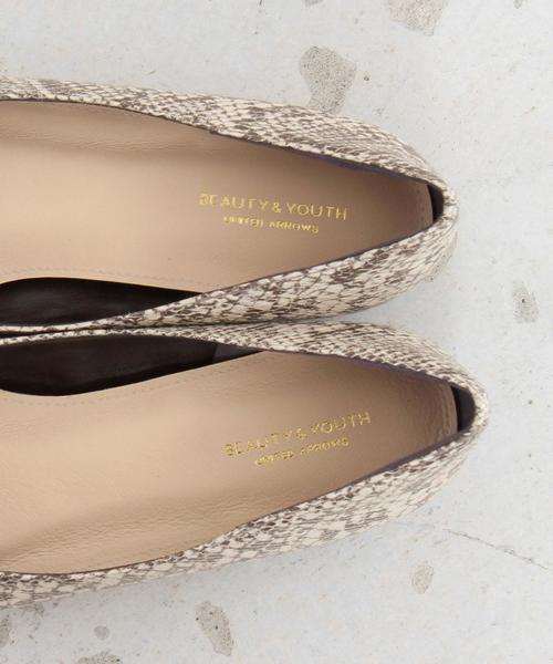beauty&youth ユナイテッドアローズパイソン パンプス 36 23cm beauty&youth ユナイテッドアローズパイソン パンプス 36 23cm