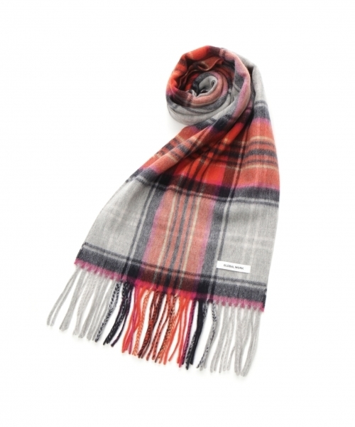 GLOBAL WORK(グローバルワーク)の「カシミヤブレンドマフラー/750225(マフラー・メンズ・ライトブルー/ネイビー/カーキ/グレー/ブラウン/ワインレッド/ダークブルー/グレー系その他/ブラック/イエロー/レッド/ダークグレー/ライトグリーン/レッド系その他・FREE)」の4枚目の写真