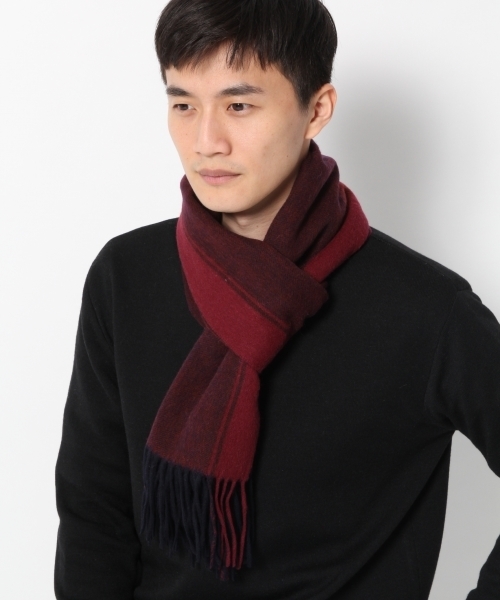 GLOBAL WORK(グローバルワーク)の「カシミヤブレンドマフラー/750225(マフラー・メンズ・ライトブルー/ネイビー/カーキ/グレー/ブラウン/ワインレッド/ダークブルー/グレー系その他/ブラック/イエロー/レッド/ダークグレー/ライトグリーン/レッド系その他・FREE)」の13枚目の写真