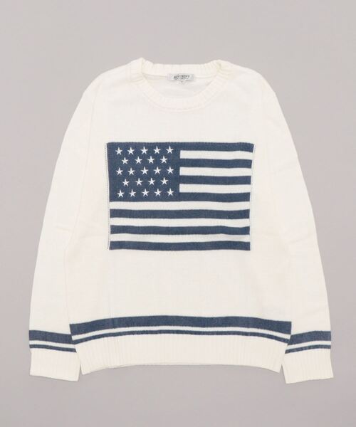 STYLEBLOCK(スタイルブロック)の「カラーフェードジャガードクルーニット(ニット/セーター・メンズ・オフホワイト/ネイビー/ホワイト系その他/ホワイト系その他2/ブルー系その他/ブルー系その他2・M/L)」の3枚目の写真