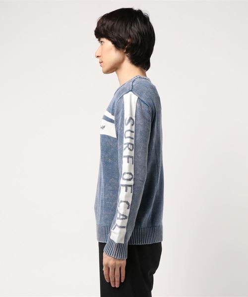 STYLEBLOCK(スタイルブロック)の「カラーフェードジャガードクルーニット(ニット/セーター・メンズ・オフホワイト/ネイビー/ホワイト系その他/ホワイト系その他2/ブルー系その他/ブルー系その他2・M/L)」の7枚目の写真