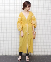 SLOBE IENA | クロスステッチ刺繍ワンピース◆(ワンピース)