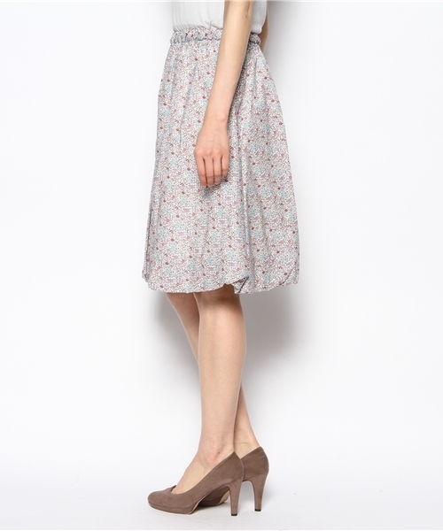 BEAMS BOY（ビームスボーイ）の「○O.ﾘﾊﾞﾃｨ ﾊﾞﾙｰﾝMID（スカート・レディース・ホワイト/クリーム・ONE SIZE）」の3枚目の写真