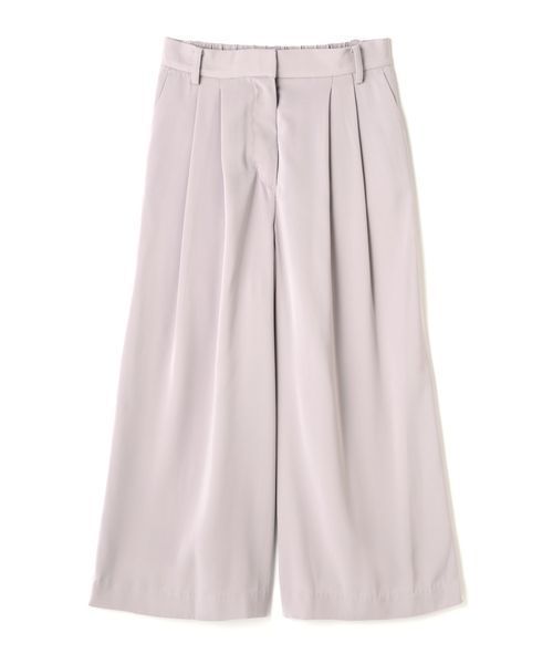 N.(N. Natural Beauty Basic)(エヌエヌナチュラルビューティーベーシック)の「【追加生産】ダブルタックガウチョパンツ(その他パンツ・レディース・グレー/ホワイト/ベージュ/ネイビー・MEDIUM/SMALL)」の7枚目の写真