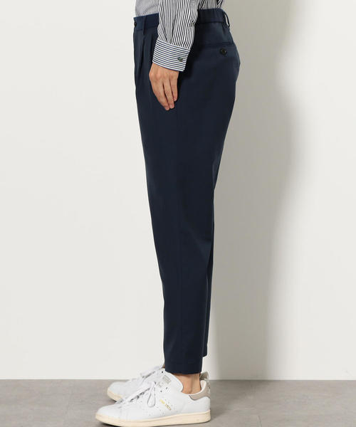 green label relaxing（グリーンレーベルリラクシング）の「CM ウォッシャブル トロピカル 2プリーツ 9分丈 パンツ② ＜機能性生地＞ ◆（スラックス・メンズ・ネイビー/グレー・SMALL/MEDIUM/LARGE/X-LARGE/X-SMALL）」の5枚目の写真