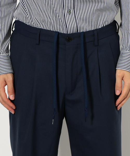 green label relaxing（グリーンレーベルリラクシング）の「CM ウォッシャブル トロピカル 2プリーツ 9分丈 パンツ② ＜機能性生地＞ ◆（スラックス・メンズ・ネイビー/グレー・SMALL/MEDIUM/LARGE/X-LARGE/X-SMALL）」の12枚目の写真