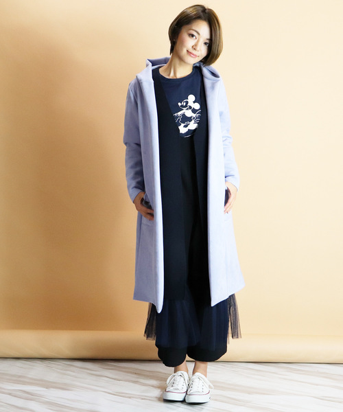 anana(アナナ)の「【 anana / アナナ 】 裾チュール2wayニットコーディガン(カーディガン/ボレロ・レディース・ネイビー/グレイッシュベージュ・FREE)」の11枚目の写真