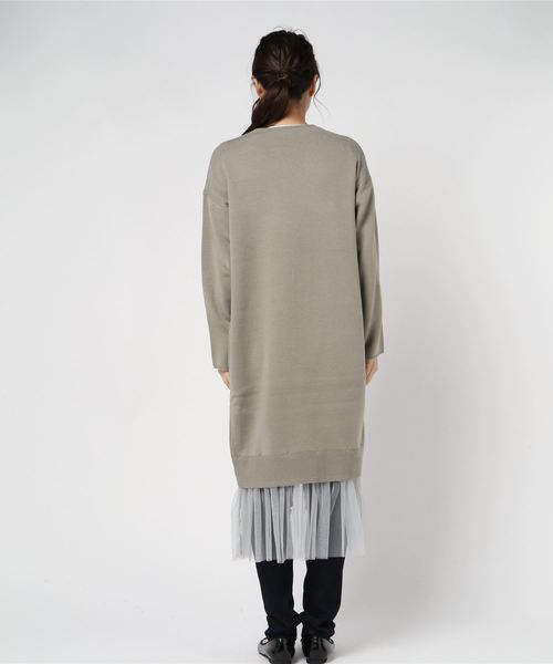anana(アナナ)の「【 anana / アナナ 】 裾チュール2wayニットコーディガン(カーディガン/ボレロ・レディース・ネイビー/グレイッシュベージュ・FREE)」の4枚目の写真