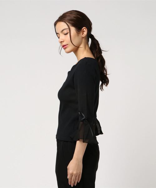 ジルバイジルスチュアート【今季新品】完売！ベルスリーブリブカットソー JILL by JILLSTUART - ジルバイジルスチュアート【今季新品】完売