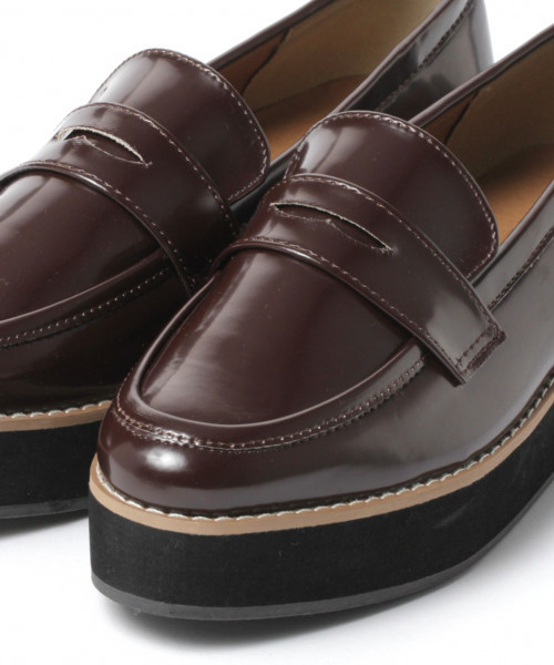 LAKOLE(ラコレ)の「厚底コインローファー / LAKOLE(ローファー・レディース・ブラック/ブラウン・SMALL/MEDIUM/LARGE)」の9枚目の写真