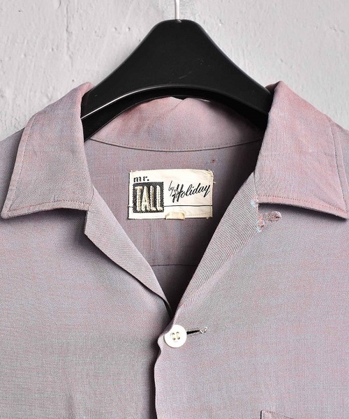 VINTAGE(ヴィンテージ)の「【ヴィンテージ古着】mr.TAILbyHoliday レーヨン オープンカラー シャツ(シャツ/ブラウス・メンズ・パープル・MEDIUM)」の3枚目の写真