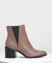 クラシック ブロックヒールブーツ / Classic Block Heel Boots
