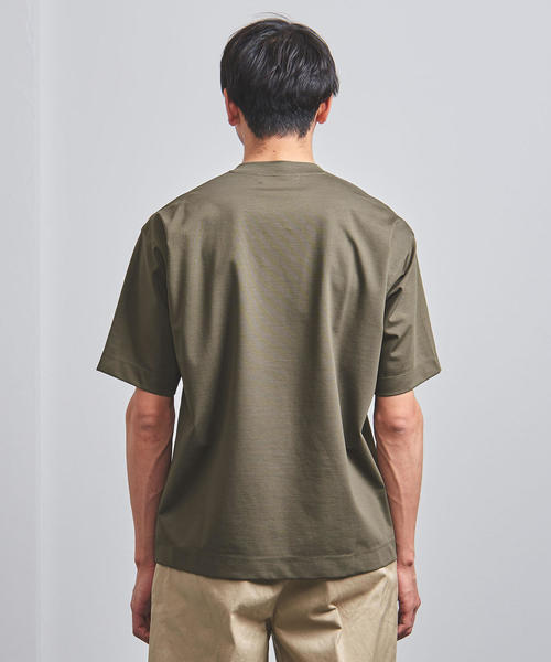 UNITED ARROWS（ユナイテッドアローズ）の「<UNITED ARROWS> クルーネック ポケット カットソー◆（Tシャツ/カットソー・メンズ・ホワイト/ブラック/オリーブ・LARGE/X-LARGE/SMALL/MEDIUM）」の6枚目の写真